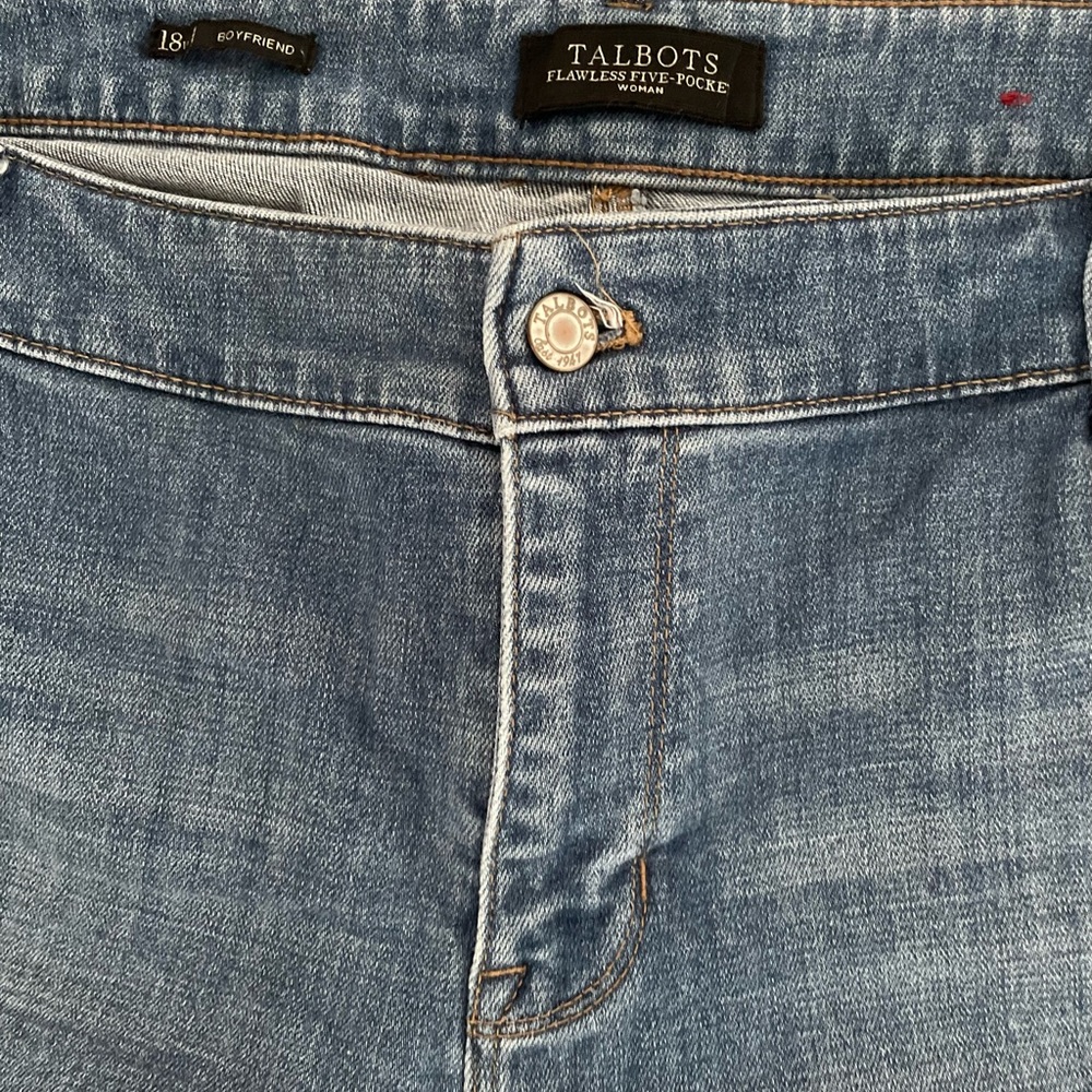 Talbots Flawless Five Pocket Boyfriend 18W Jean